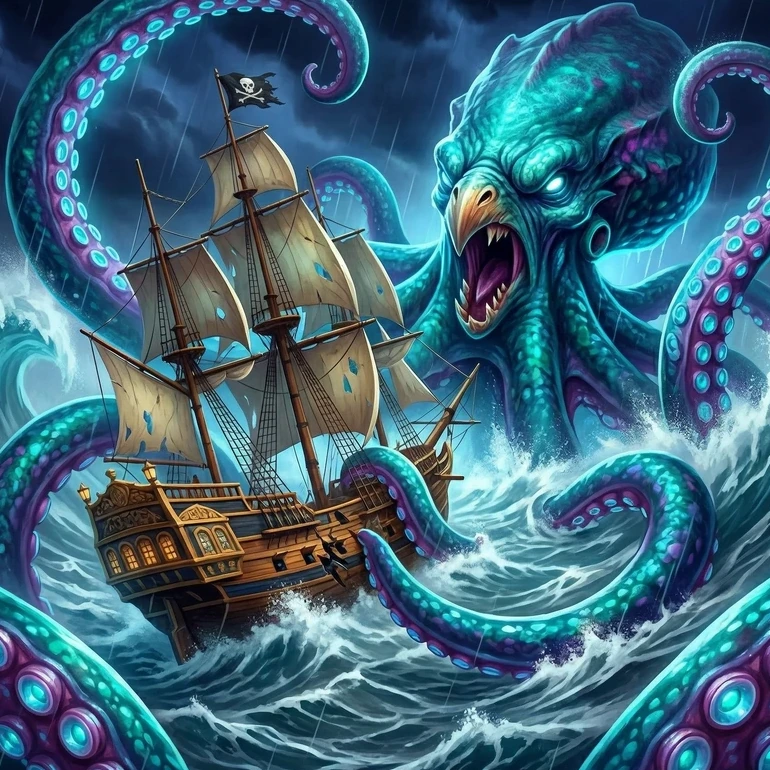 Release the Kraken at Spin Samurai online casino slots